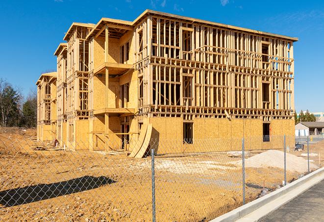 construction site fencing offers protection and privacy in Allston